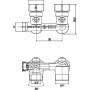 Узел присоединения Stout SVH 0003 3/4, угловой