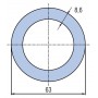 Труба полипропиленовая Ekoplastik PN16 63x8,6 (штанга: 4 м)